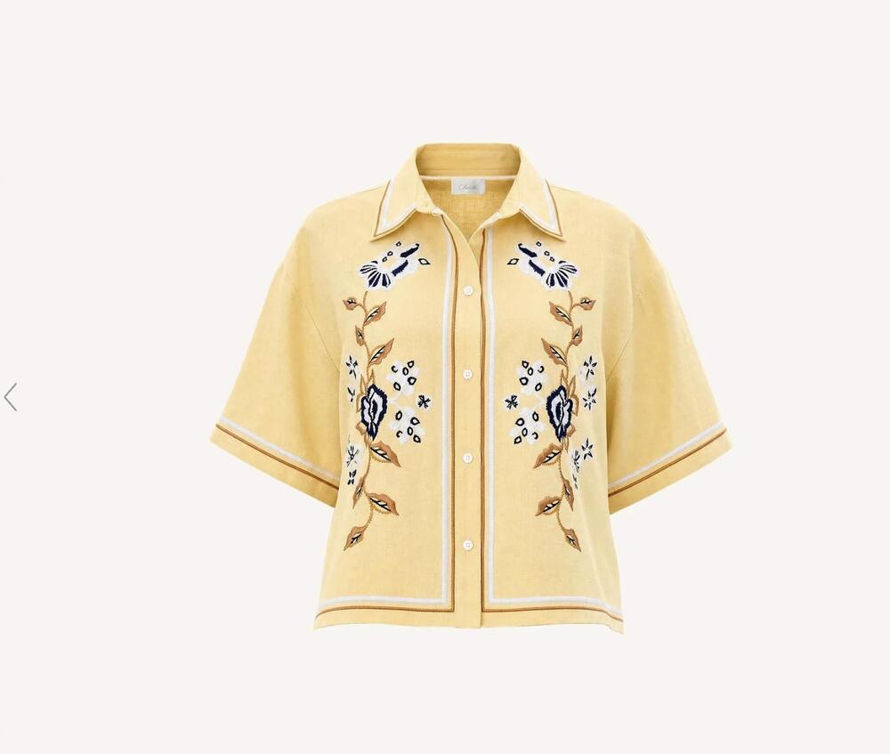 NEW CLEOBELLA wynona short sleeve top in impala - Picture 5 of 5